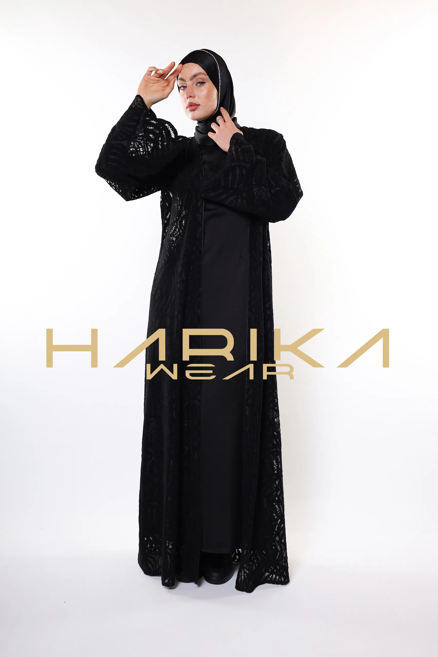 Abaya Noir Elegance - Abaya Siyah Asalet