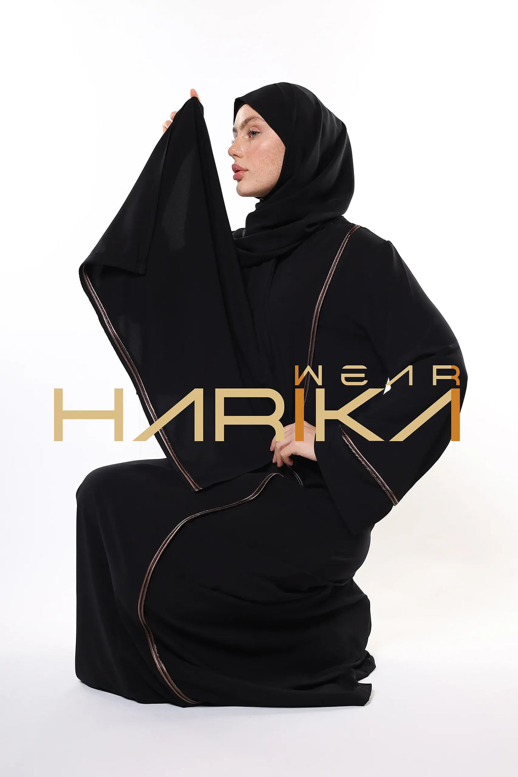 Dubai ipek şallı namaz elbisesi