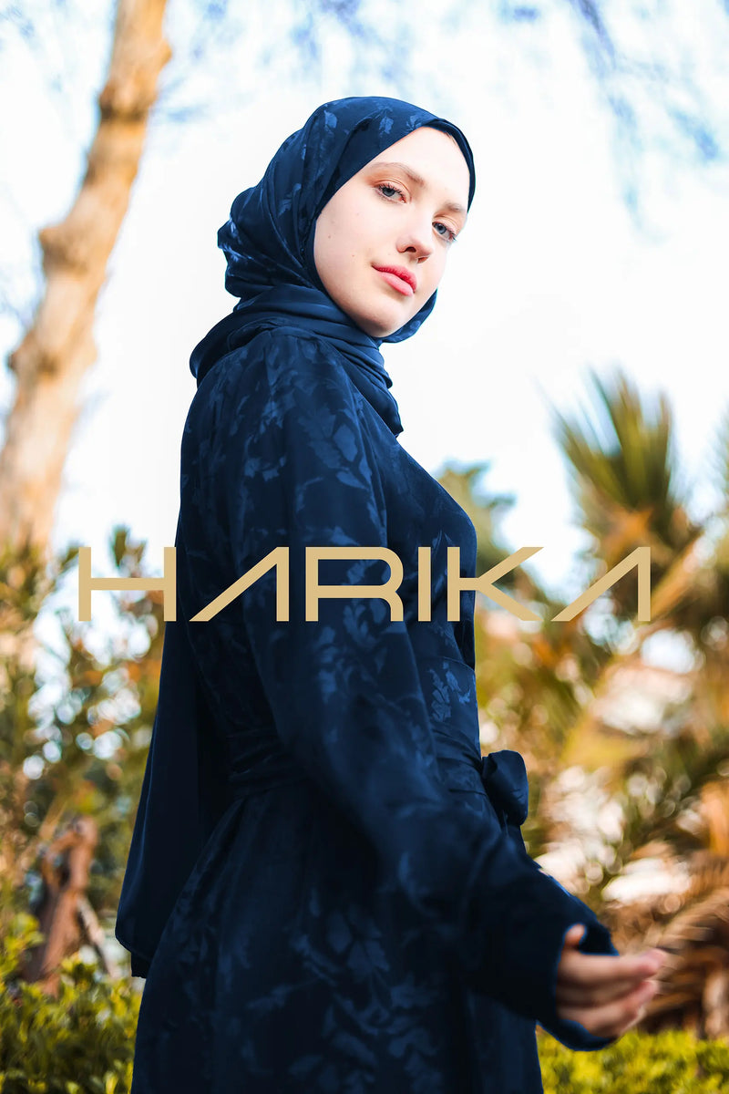 Desenli Japon Jessica ipek elbisesi