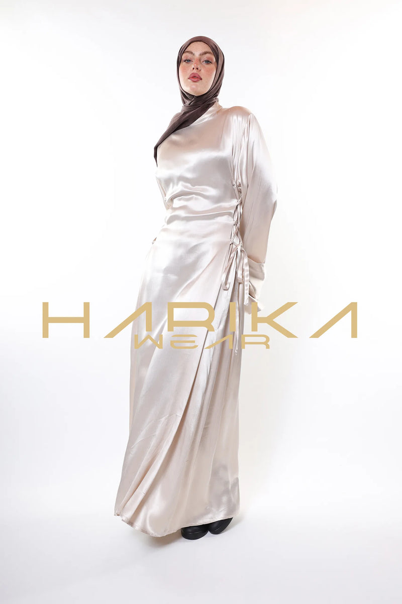 Lüks İpek Elbise– Özel Tasarım Zarif Model