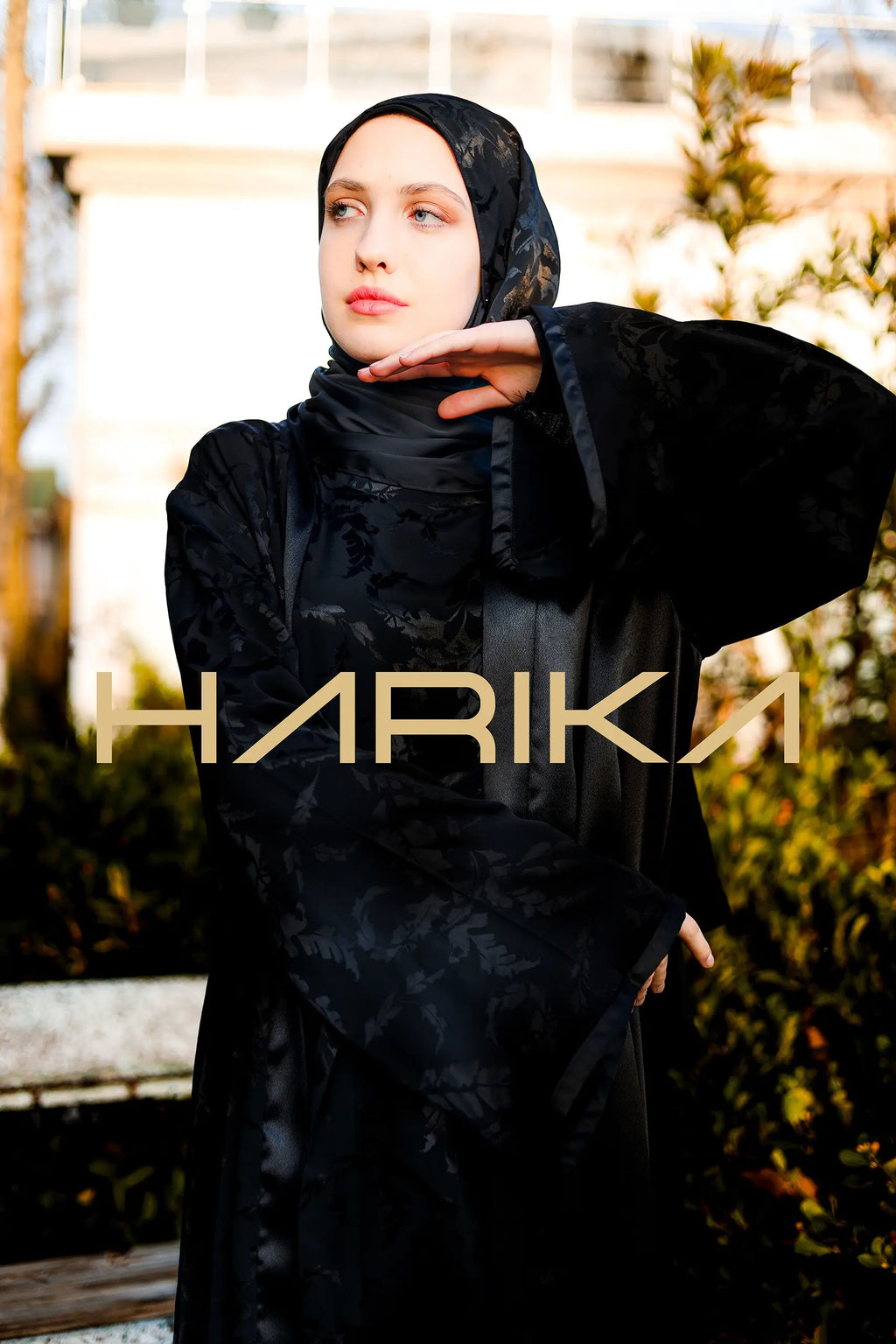 Siyah Premium Jessica İpek Ferace (Sadece Ferace)