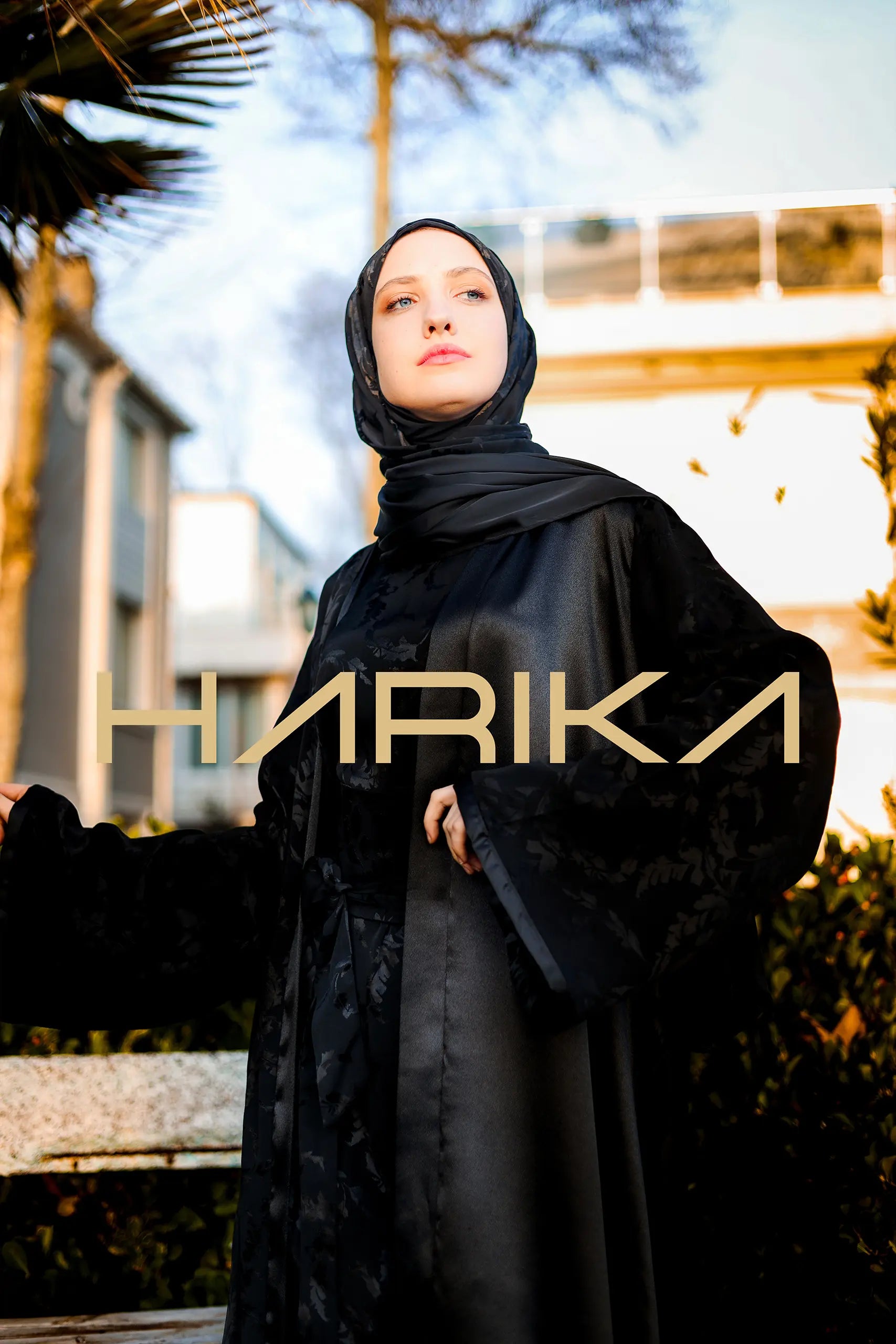 Siyah Premium Jessica İpek Ferace (Sadece Ferace)