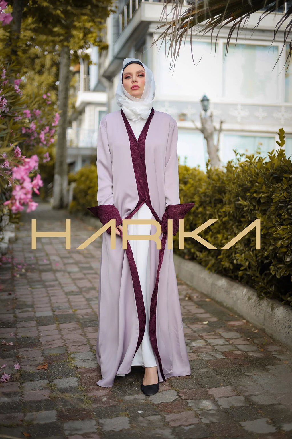 Light purple Abaya