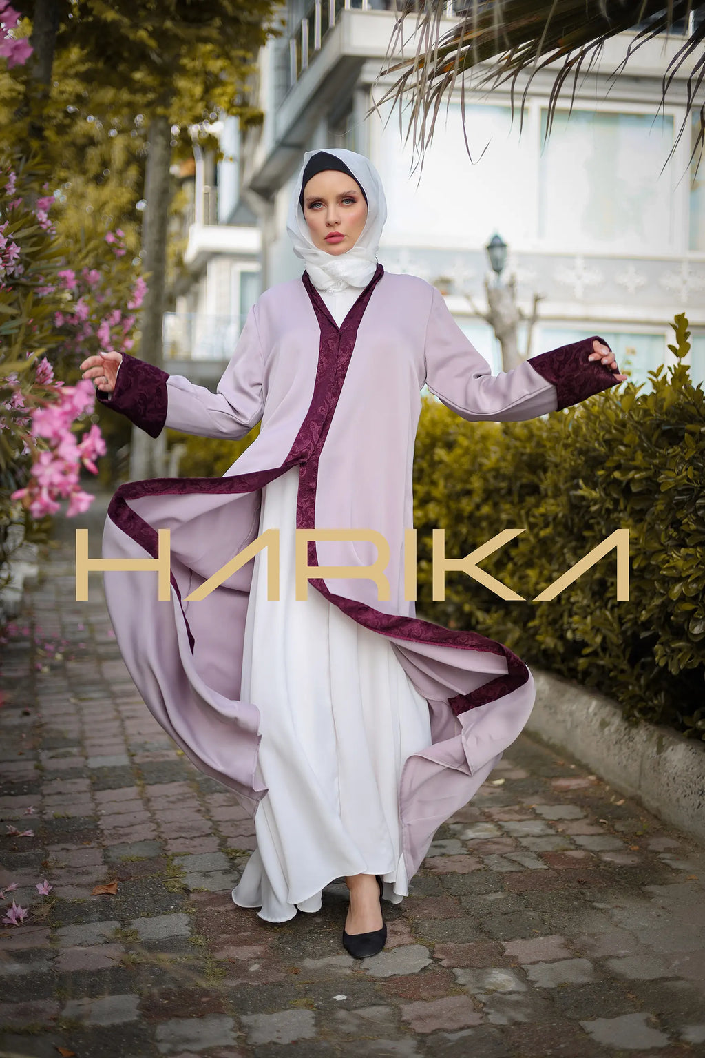Light purple Abaya