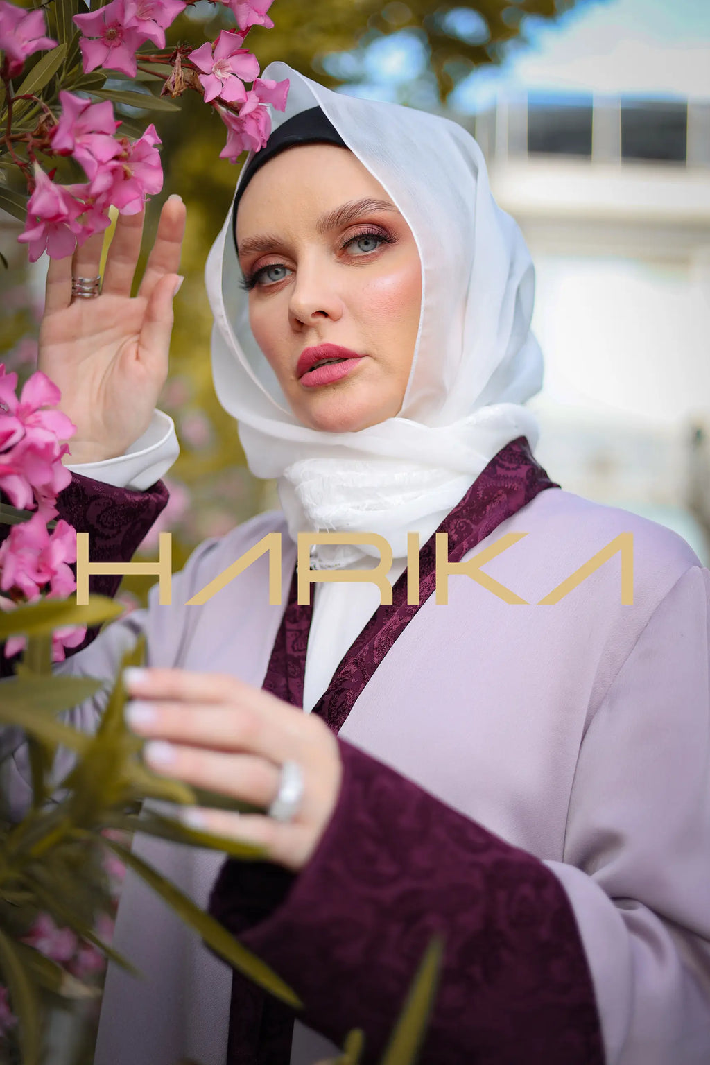 Light purple Abaya