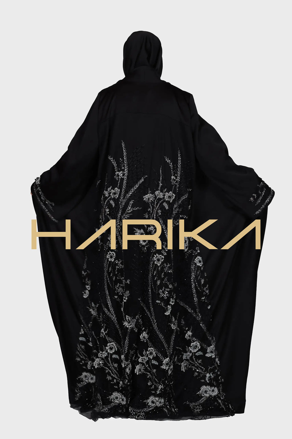 Kaliteli Kristal Çiçek Desenli VIP ferace (ABAYA VE ŞAL)