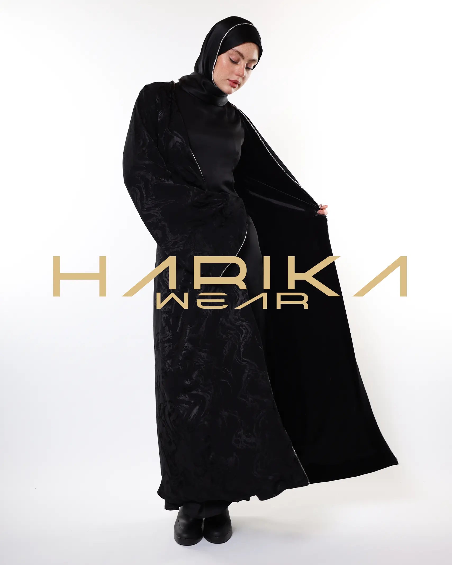 Lâlin Çift Işık Abaya