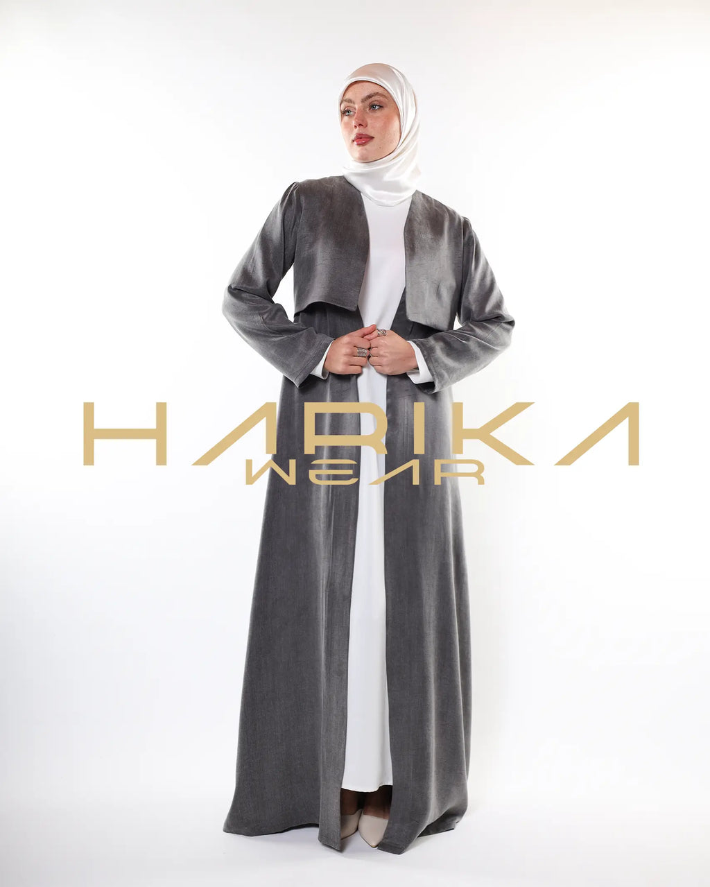 VELAR - Gri Özel Abaya