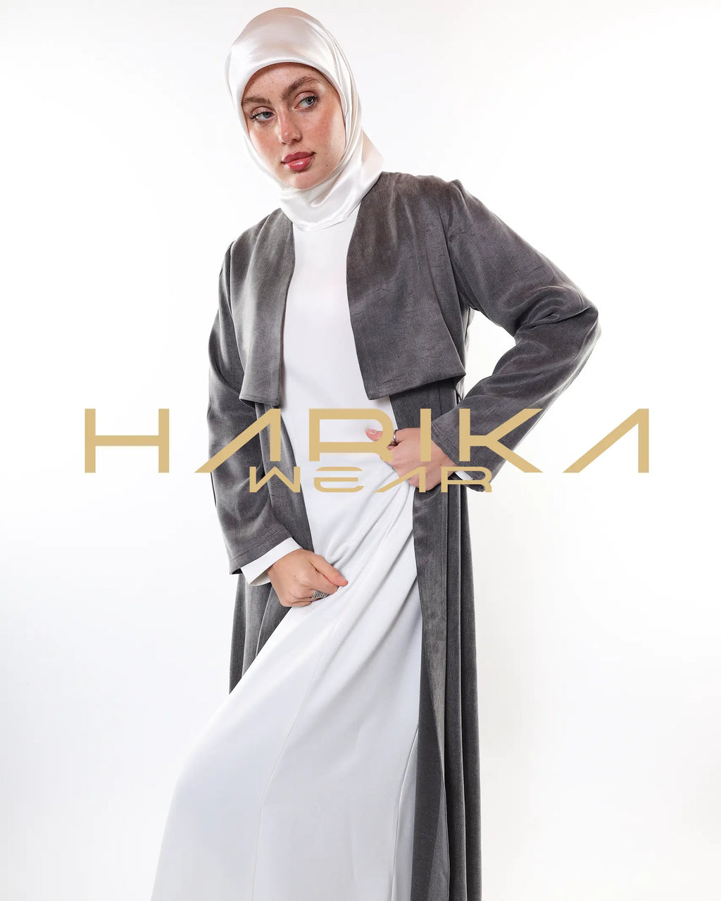 VELAR - Gri Özel Abaya