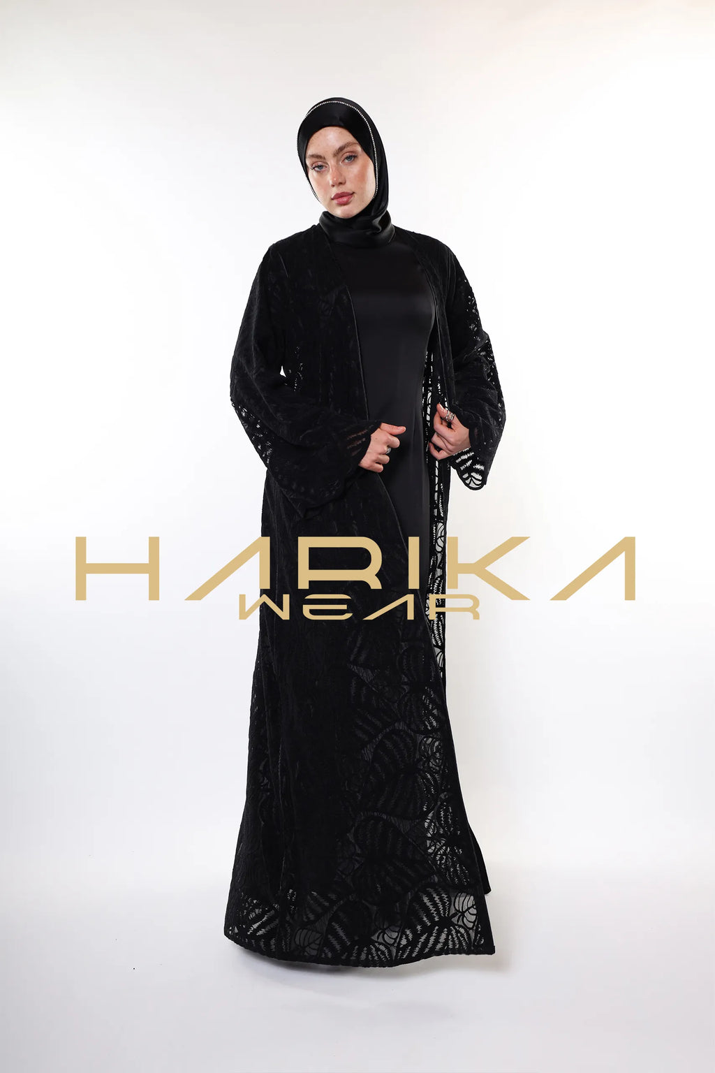 Abaya Noir Elegance - Abaya Siyah Asalet