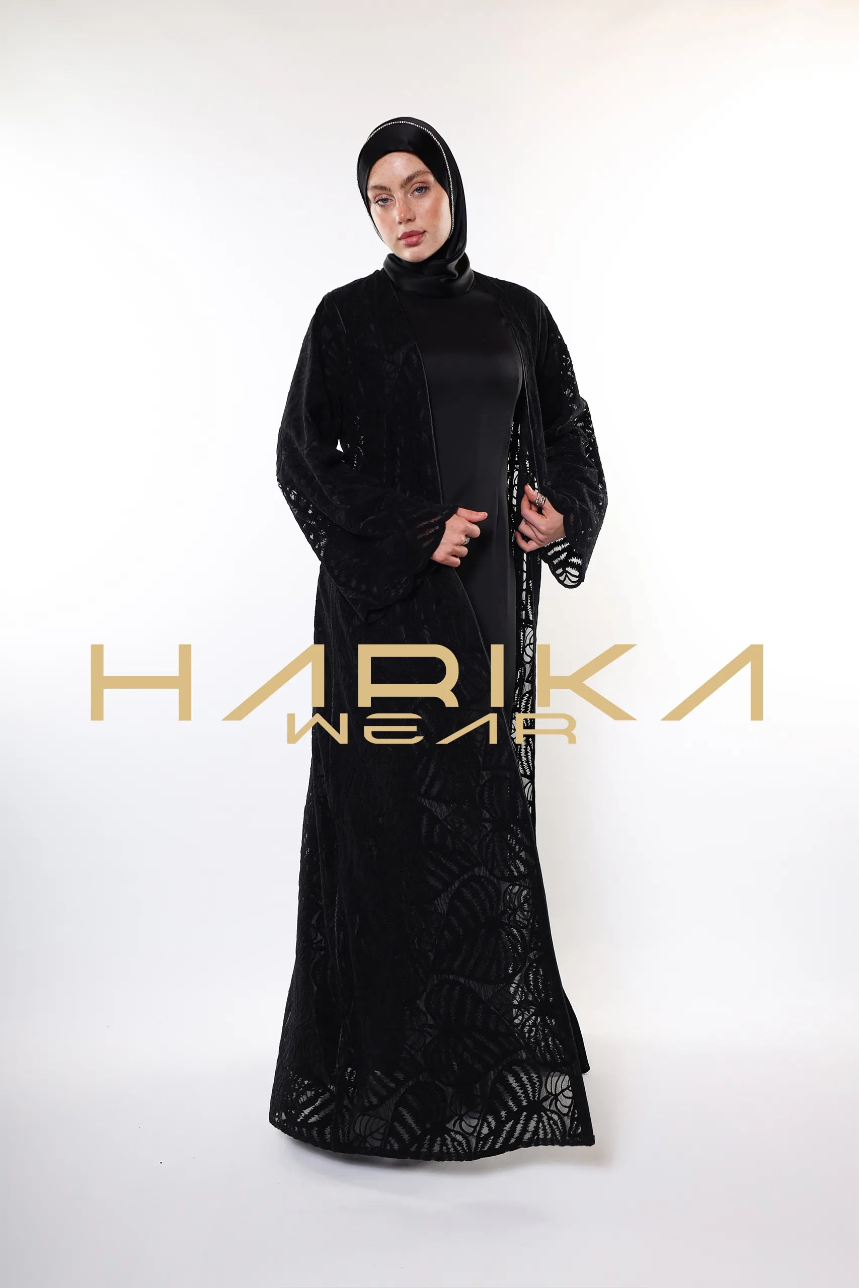 Abaya Noir Elegance - Abaya Siyah Asalet