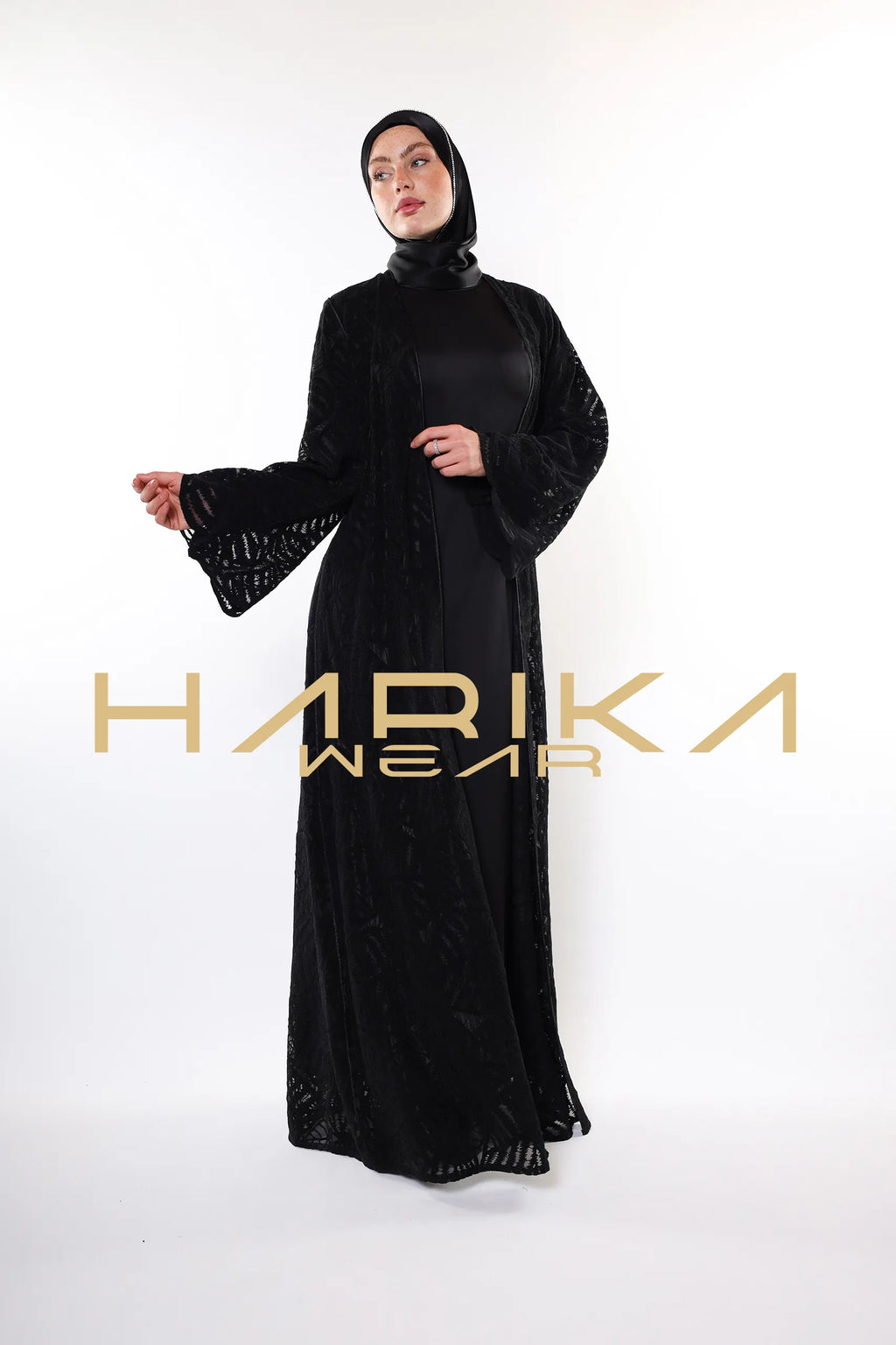 Abaya Noir Elegance - Abaya Siyah Asalet
