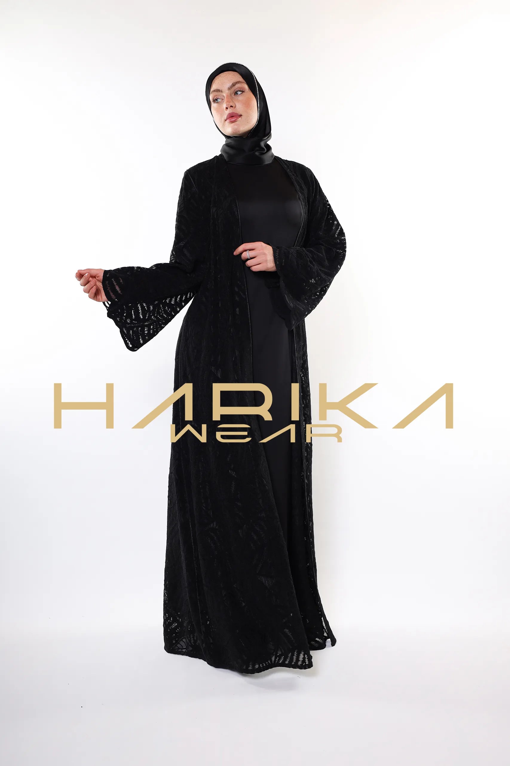 Abaya Noir Elegance - Abaya Siyah Asalet