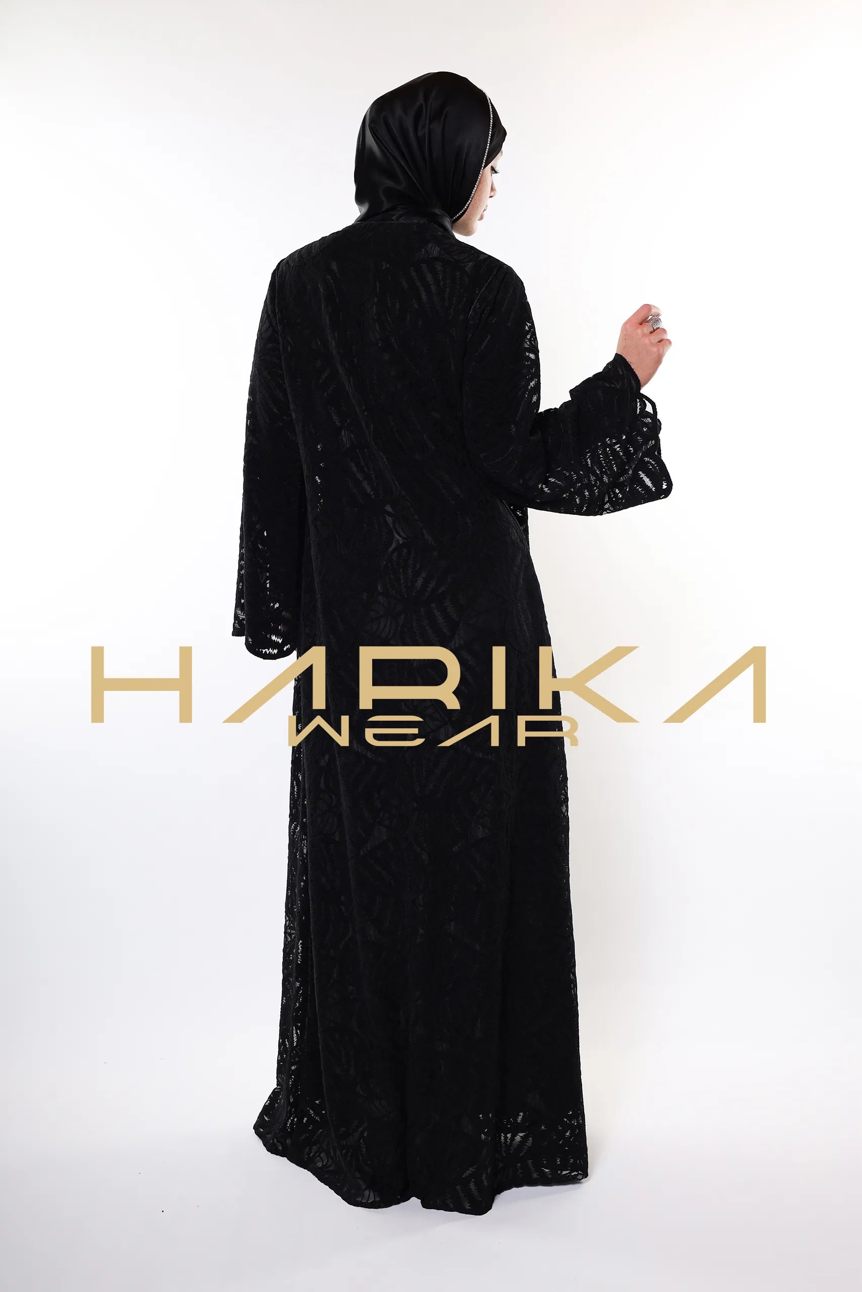 Abaya Noir Elegance - Abaya Siyah Asalet