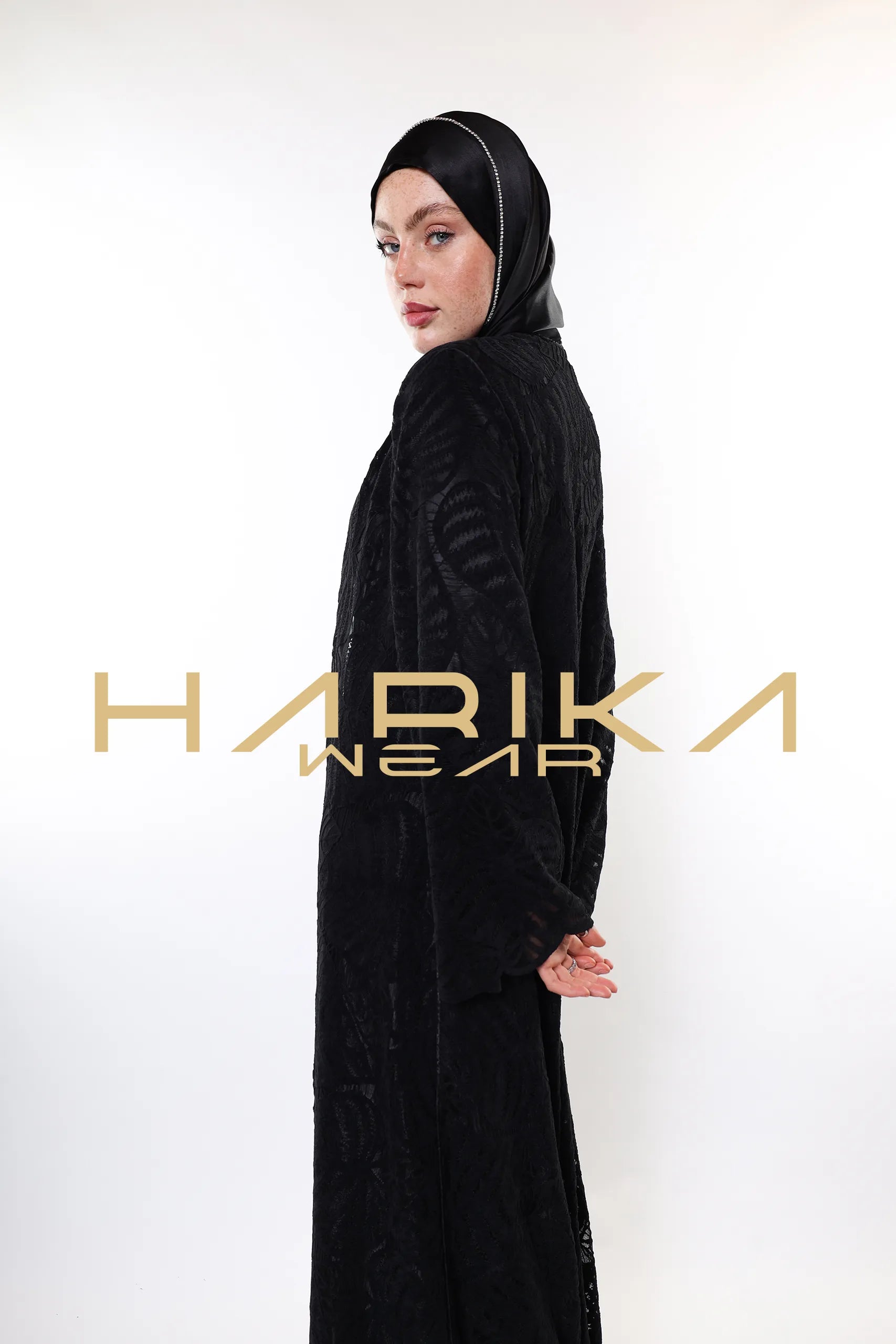 Abaya Noir Elegance - Abaya Siyah Asalet