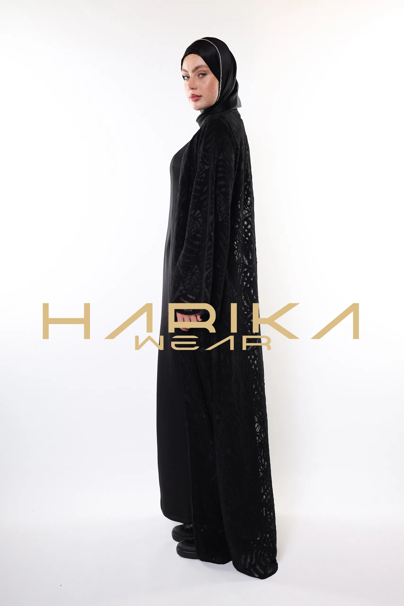 Abaya Noir Elegance - Abaya Siyah Asalet