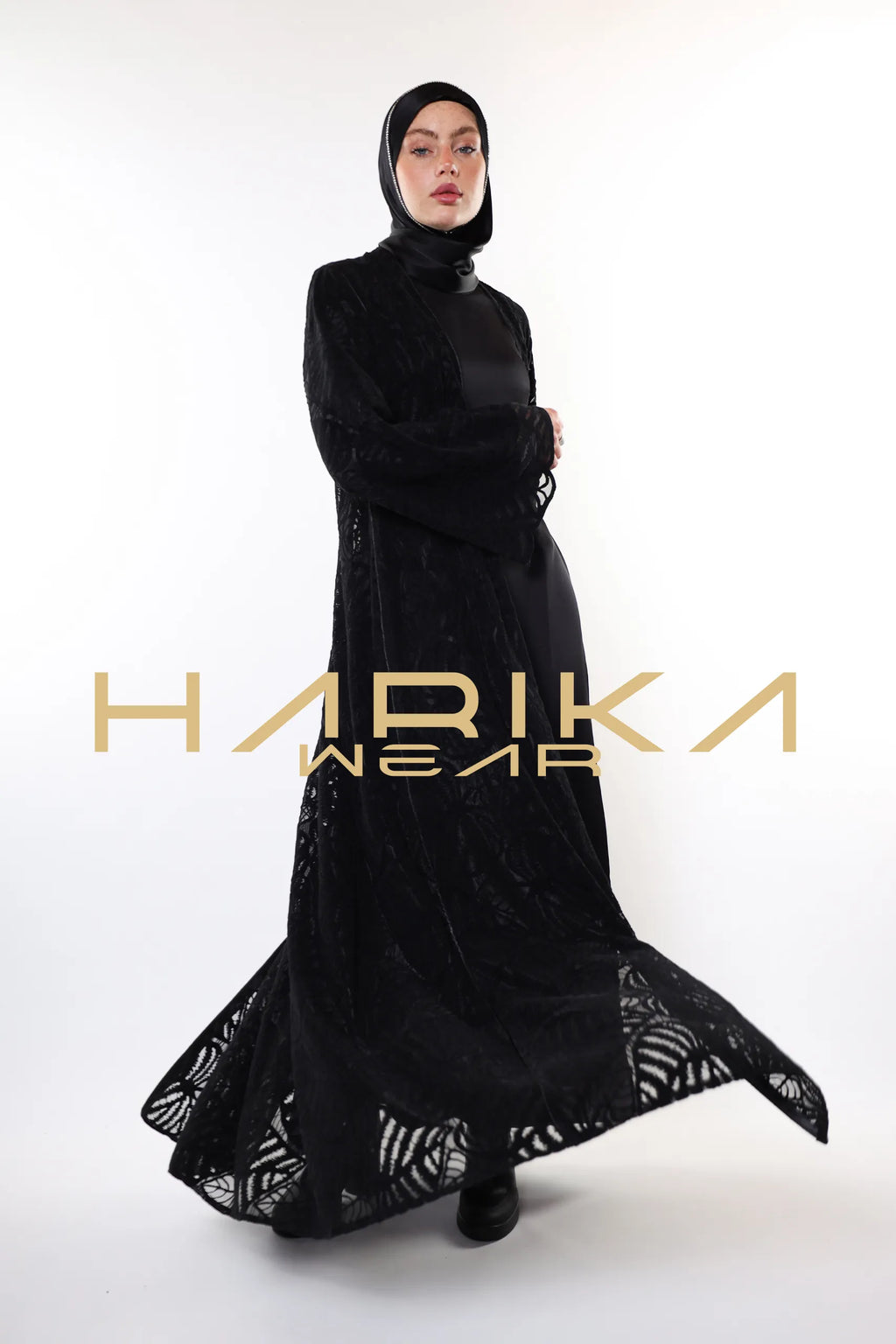Abaya Noir Elegance - Abaya Siyah Asalet