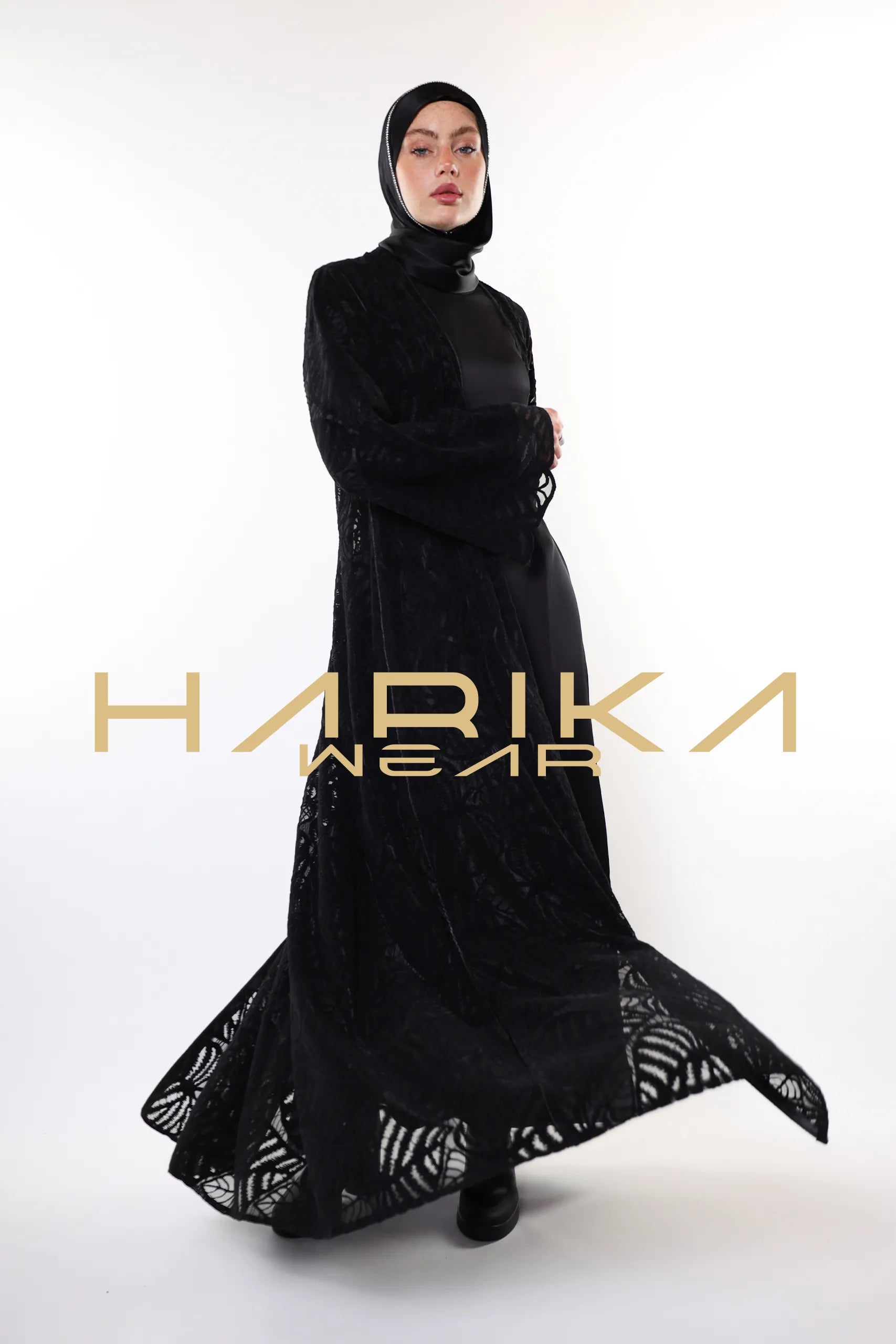 Abaya Noir Elegance - Abaya Siyah Asalet