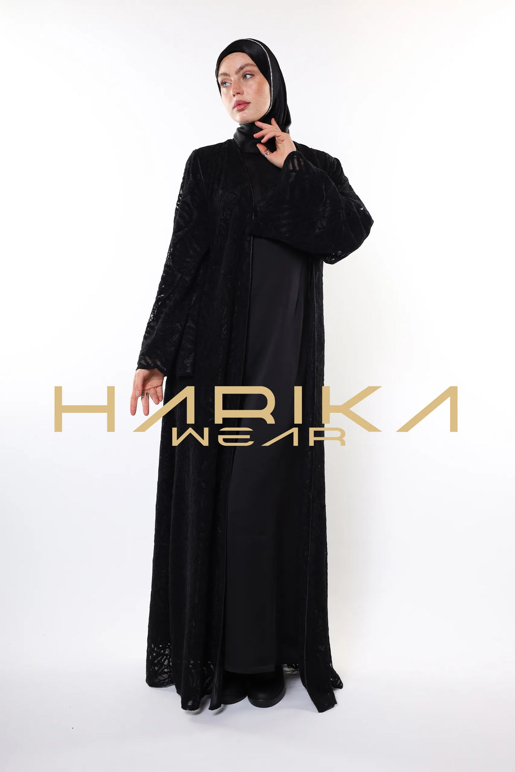 Abaya Noir Elegance - Abaya Siyah Asalet