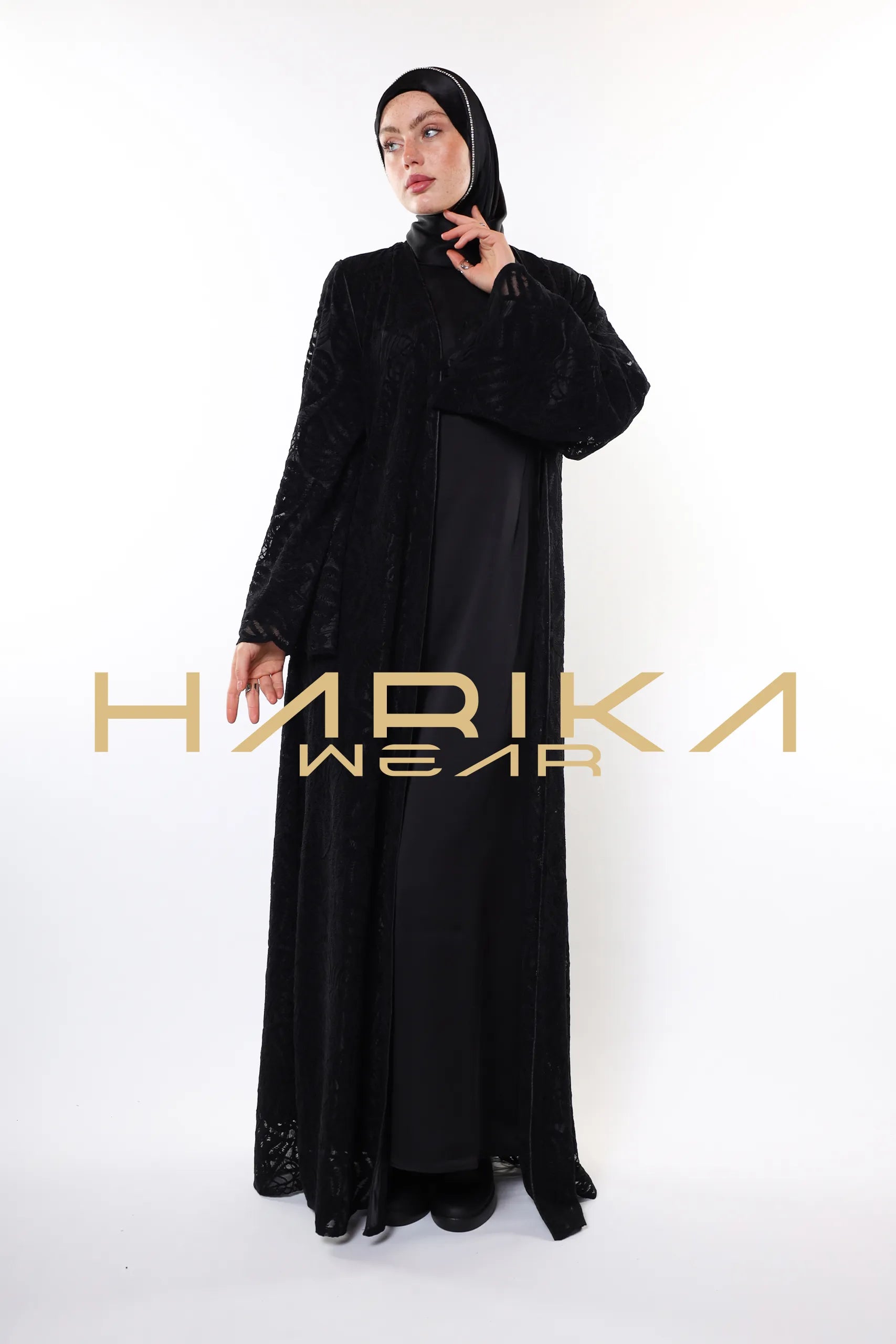 Abaya Noir Elegance - Abaya Siyah Asalet