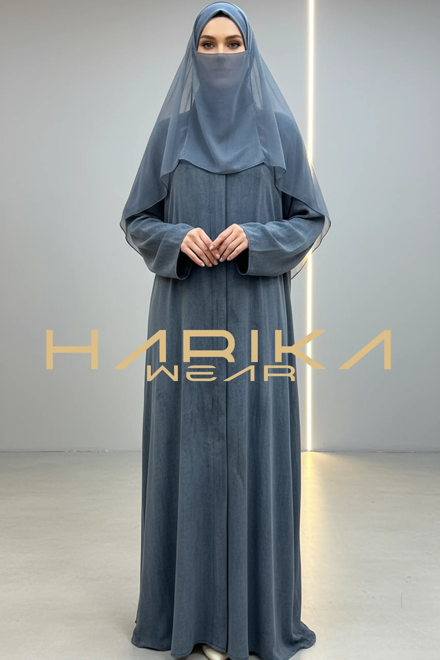 Ay Işığı Kobra İpeği Abaya