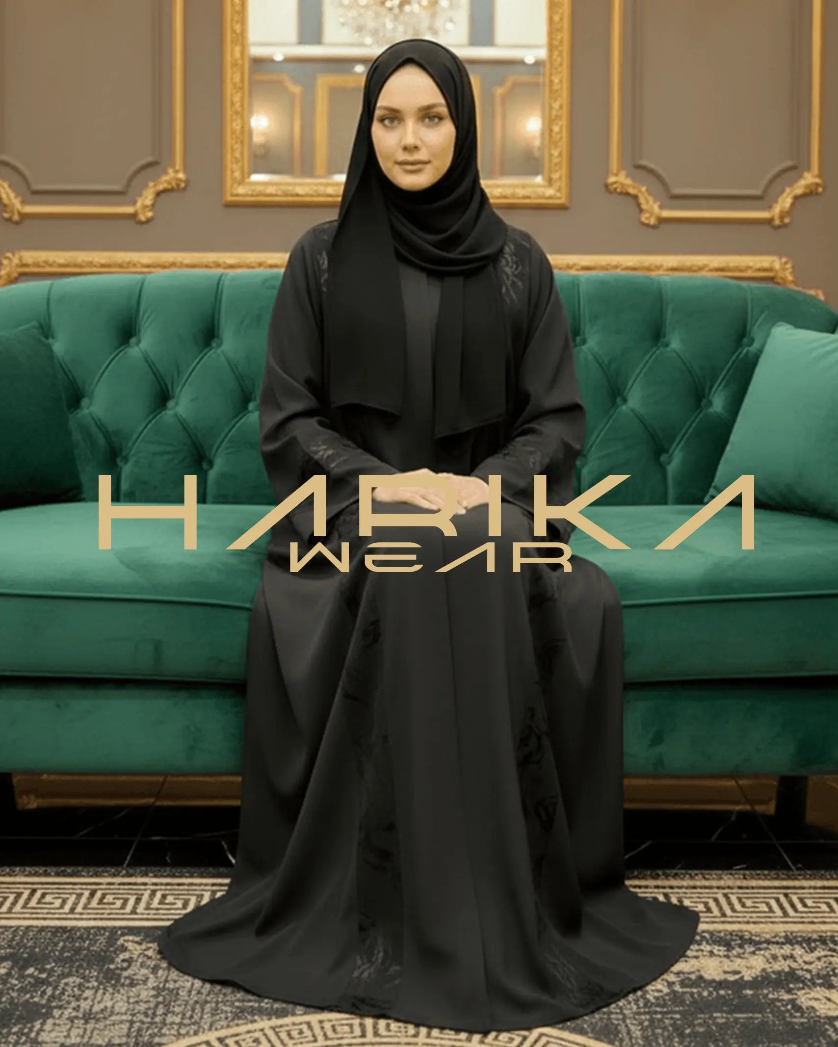 JESİCCA DETAYLI ŞALLI NAMAZ ABAYASI