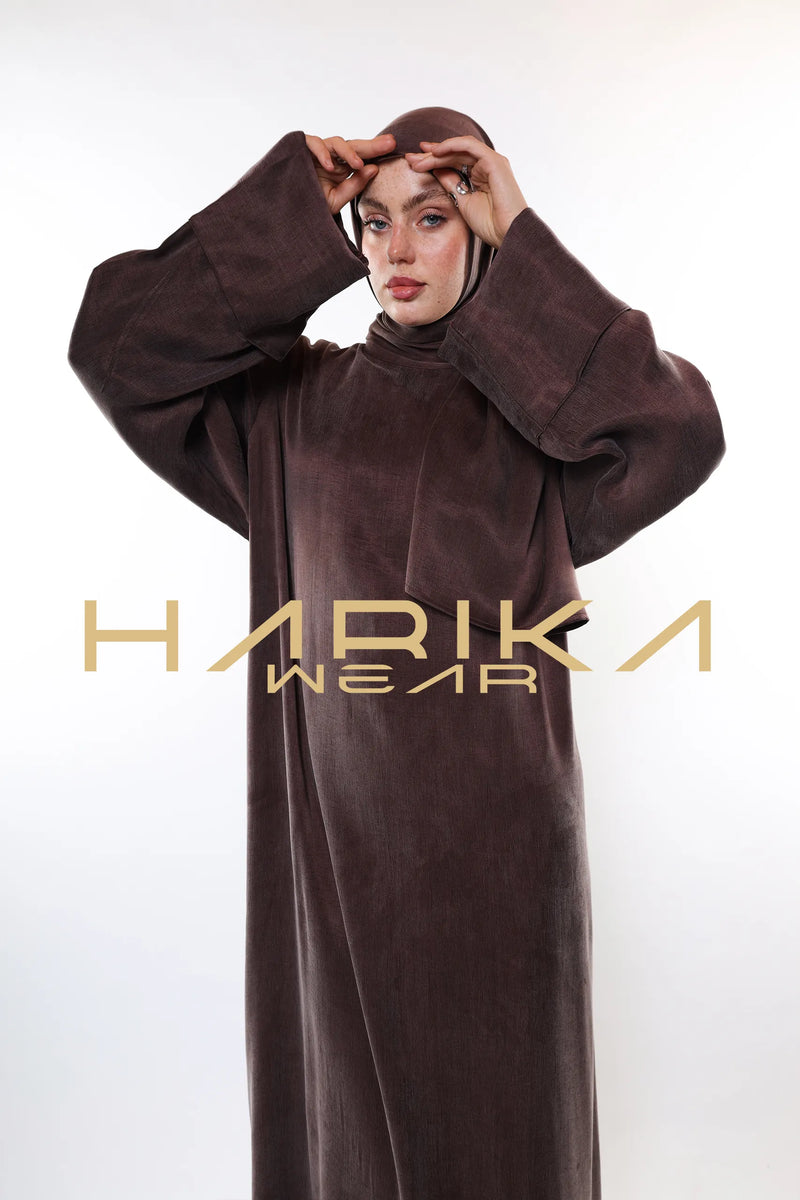 Günlük Şıklığın Kraliçesi - Kahverengi İpeksi Zarafet