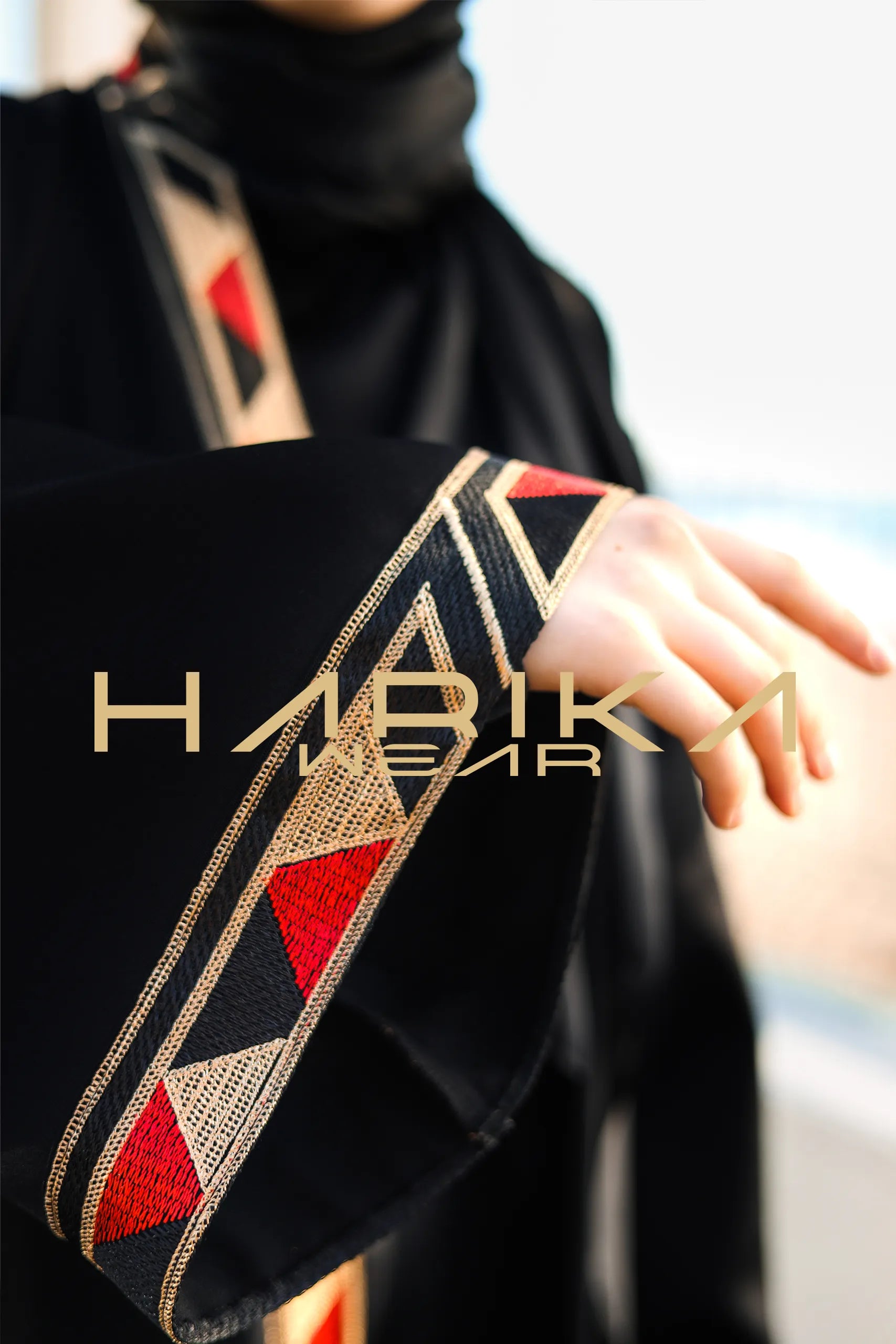 Zarif Geometrik Abaya