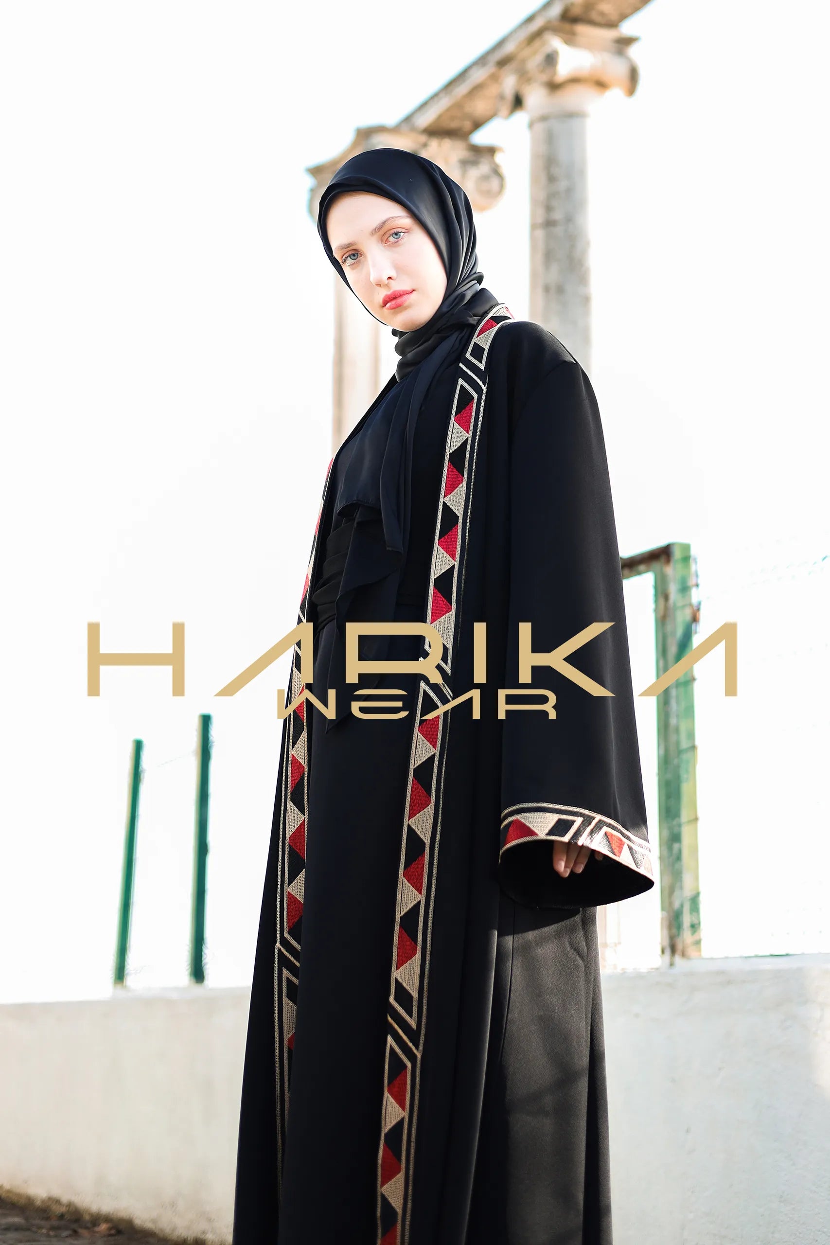 Zarif Geometrik Abaya