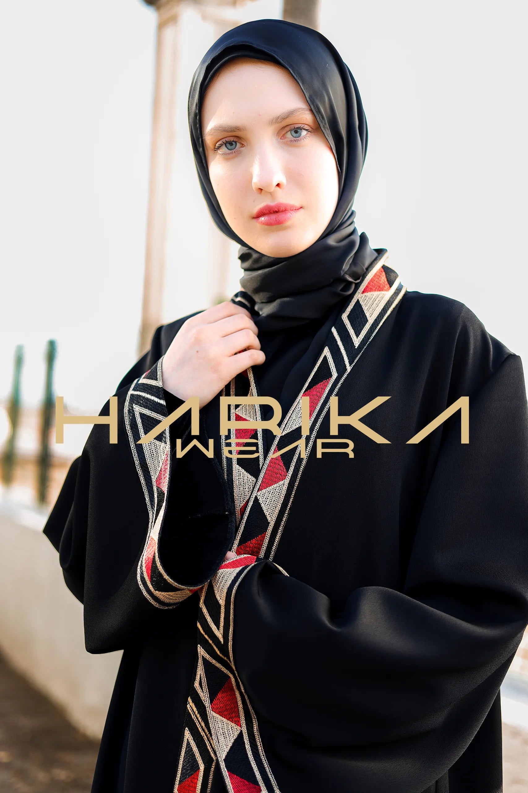 Zarif Geometrik Abaya