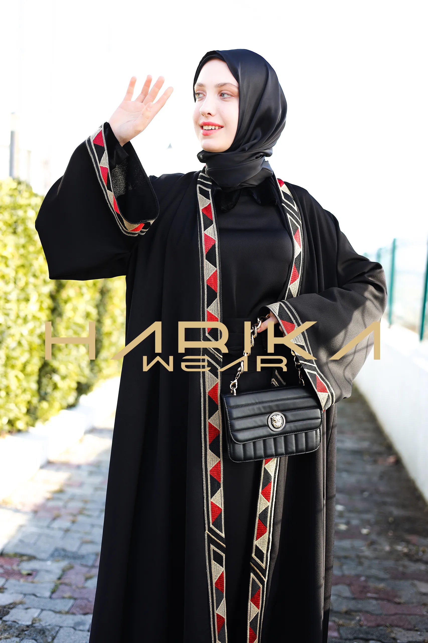 Zarif Geometrik Abaya