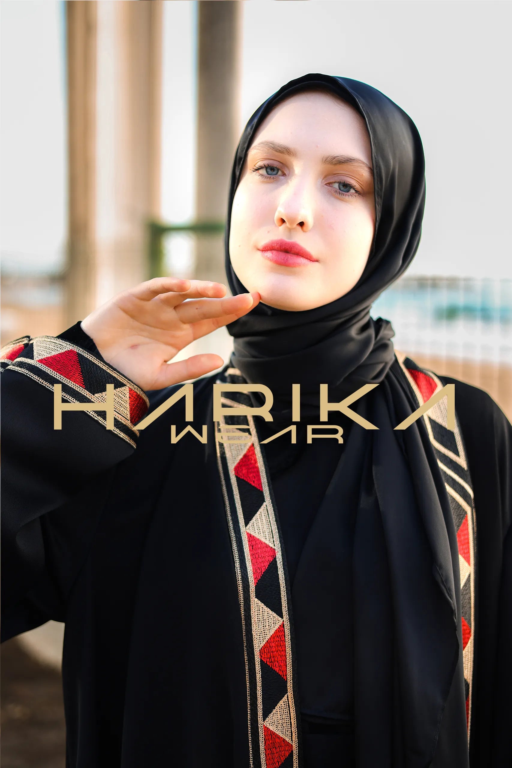 Zarif Geometrik Abaya